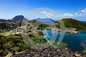 Bay of Marigot, Terre-de-Haut, Iles des Saintes, Les Saintes, Guadeloupe, Lesser Antilles, Caribbean photo