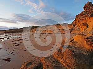 Bay of Martyrs beach and rock formation 1