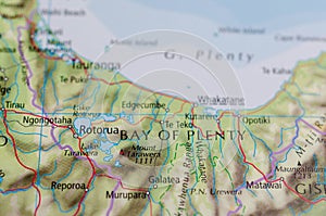 Bay of plenty on map