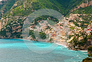 The bay of Positano