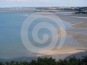 The bay of Saint-Brieuc seen from the Pointe du Roselier in PlÃÂ©rin photo