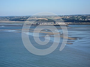 The bay of Saint-Brieuc seen from the Pointe du Roselier in PlÃÂ©rin photo