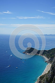 Bay of the Saracens and Punta Crena, Liguria - Italy