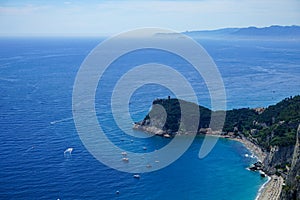 Bay of the Saracens and Punta Crena, Liguria - Italy photo