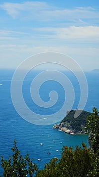 Bay of the Saracens and Punta Crena, Liguria - Italy