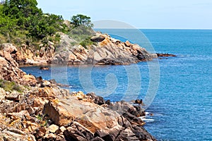 Bay St. Paraskeva in Ropotamo reserve. Bulgaria