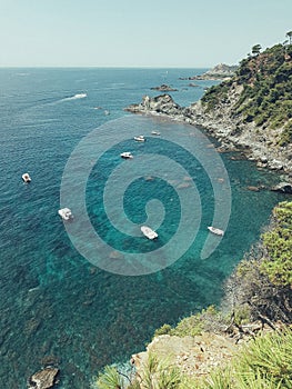 The bay of Toulon, mediteranian sea