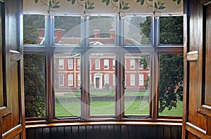 Bay window manor house view