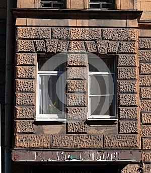 Bay window in an old house