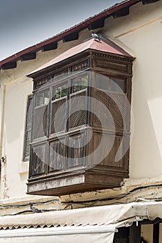 Bay window Rhodes old town