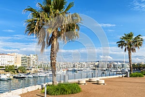 Bay of Zea or Pasalimani in Piraeus, Athens, Greece photo
