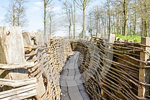 Bayernwald Trenches world war one flanders Belgium