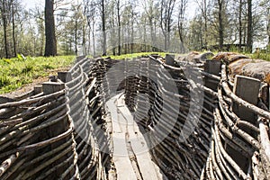 The Bayernwald Trenches world war one flanders Belgium