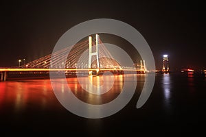 Bayi Bridge - the first cable-stayed bridge in Jiangxi Province