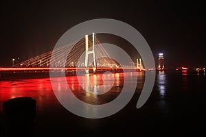 Bayi Bridge - the first cable-stayed bridge in Jiangxi Province