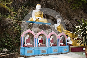 Bayin Nyi Cave in Hpa-An, Myanmar