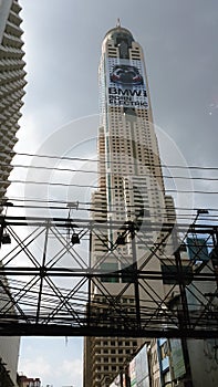 Bayok Tower is the tallest tower in Bangkok, Thailand