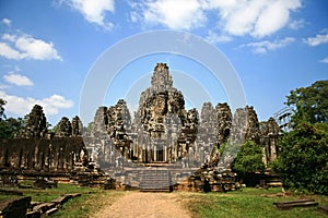 The Bayon,Angkor,Cambodia