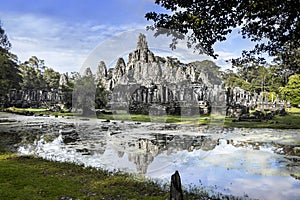 Bayon, Angkor, Cambodia. UNESCO World Heritage Site.