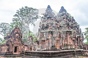 Bayon Castle in Angkor Wat Angkor Thom Temple - Siem Reap