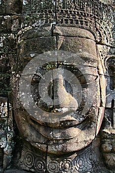 Bayon face Angkor Wat Cambodia