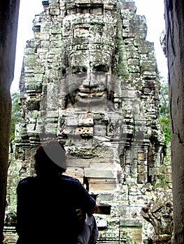 Bayon libarary cambodia Ankor wat