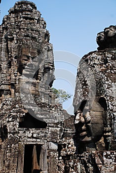 Bayon Smile Statue, Cambodia photo