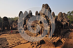 Bayon Temple in Angkor,Cambodia