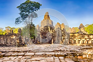 Bayon temple in Angkor Thom. Siem Reap. Cambodia