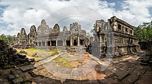 Bayon temple in Angkor Thom, Siem Reap, Cambodia