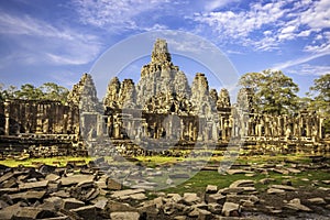 Bayon temple, Angkor Wat, Cambodia,Asia.