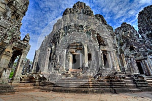 Bayon temple - angkor wat - cambodia (hdr)