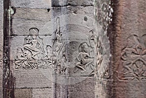 Bayon Temple Apsara Carving