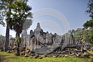 Bayon temple in Cambodia