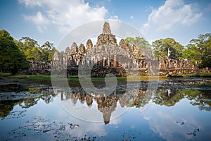 Bayon temple in Cambodia