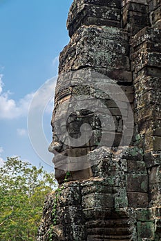 Bayon Temple and Face photo