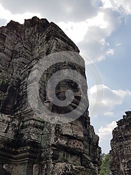 Bayon temple in Siem reap, Cambodia.