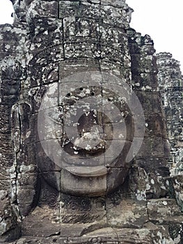 Bayon temple in Siem reap, Cambodia.