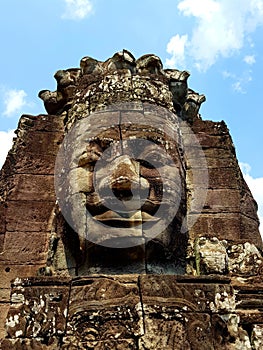 Bayon temple in Siem reap, Cambodia.