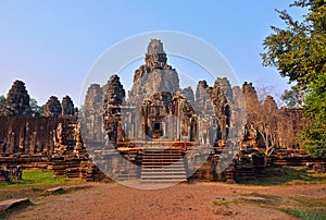 Bayon Temple in Siem Reap, Cambodia.