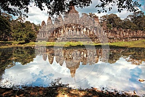 Bayon Temple in Siem Reap, Cambodia.