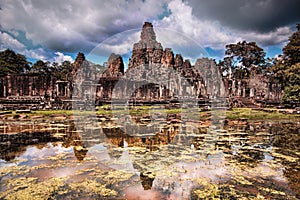 Bayon Temple in Siem Reap, Cambodia.