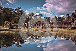 Bayon Temple in Siem Reap, Cambodia.