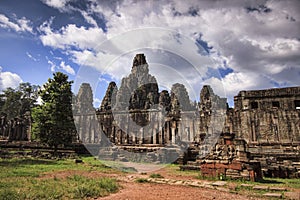 Bayon Temple in Siem Reap, Cambodia.