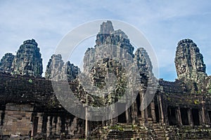 Bayon temple of Siem Reap, Cambodia.