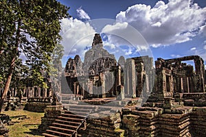 Bayon Temple in Siem Reap, Cambodia.