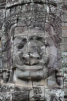 Bayon Temple statue, Cambodia