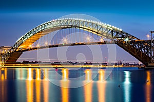 Bayonne Bridge at dusk