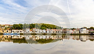 Bayonne city over the Nive river