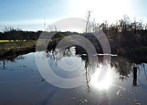 Bayou Teche Waterway in Louisiana photo